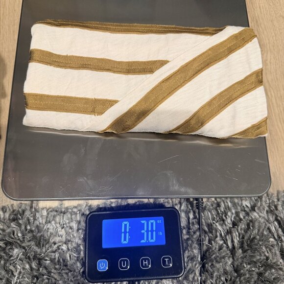 J.Crew Womens Medium Sleeveless Striped Tank Top Beige & Brown Cotton/Silk - Picture 9 of 9